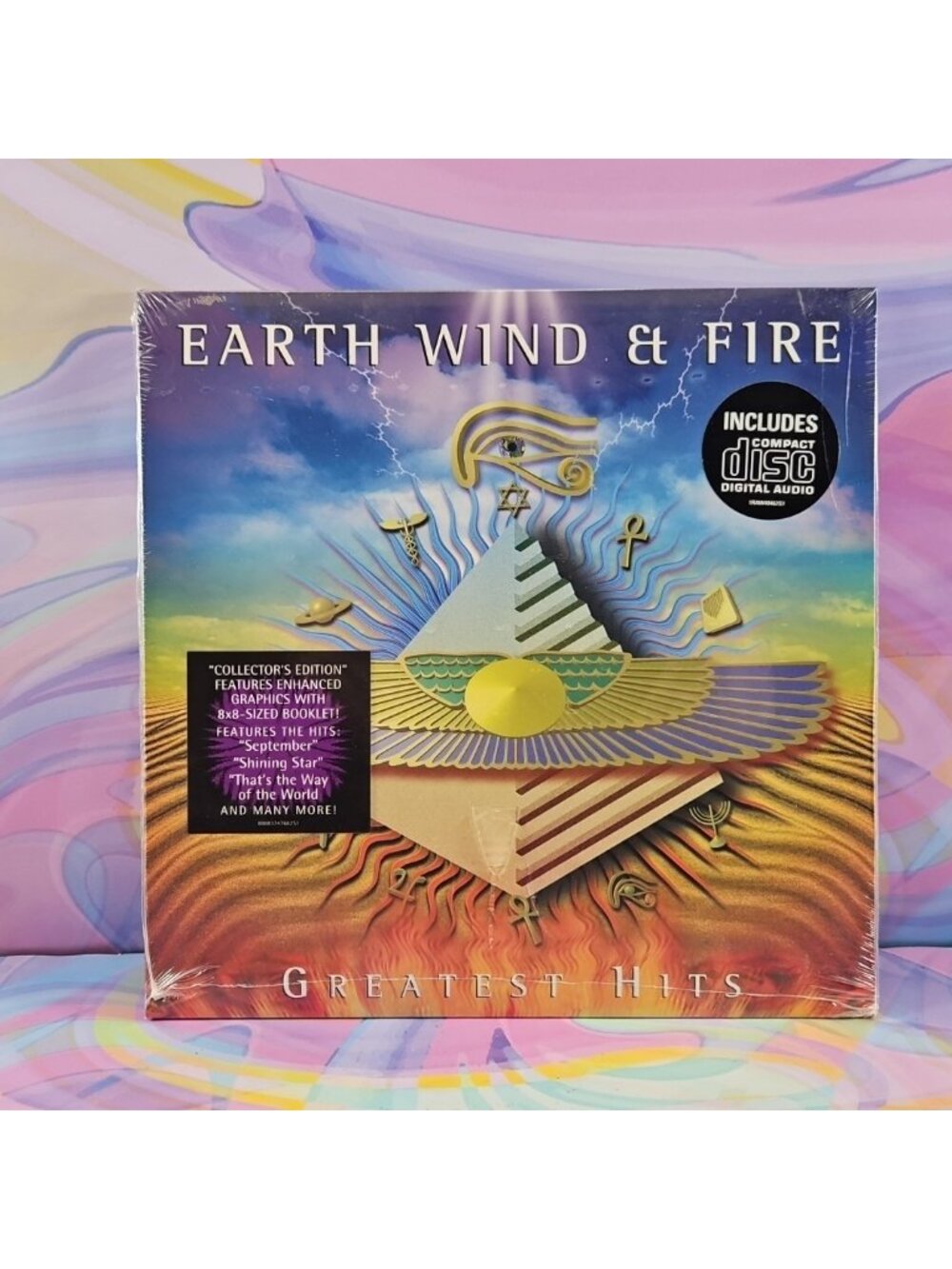 Earth Wind & Fire – Greatest Hits (CD w/8x8 Booklet, 2013, Columbia) New Sealed
